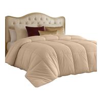 Utopia Bedding Edredón para Todas Las Estaciones de 250 g/m², edredones de Relleno de Fibra siliconada de Felpa, Cosido en Caja (Beige, Queen)