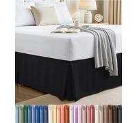 Utopia Bedding Faldón de Cama Queen - Suave Volantes Plisados cuádruples - Fácil Ajuste con caída a Medida de 16 Pulgadas - Calidad de Hotel, Resistente al Encogimiento y a la decoloración (Queen
