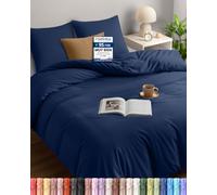 Utopia Bedding Funda Nordica Cama 180 240x260, Azul Marino