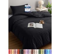 Utopia Bedding Funda Nordica Cama 90 135x200, Negro