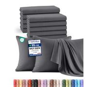 Utopia Bedding - Juego de 12 Fundas de Almohada - 50 x 75 cm - Gris