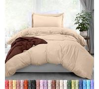 Utopia Bedding Juego de Funda de edredón de tamaño Individual - 1 Funda de edredón con 1 Funda de Almohada - Funda de edredón de 2 Piezas con Cierre de Cremallera - Microfibra cepillada ultrasuave,