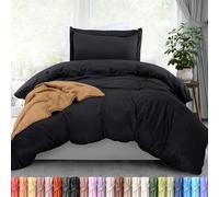 Utopia Bedding Juego de Funda de edredón de tamaño Individual - 1 Funda de edredón con 1 Funda de Almohada - Funda de edredón de 2 Piezas con Cierre de Cremallera - Microfibra cepillada ultrasuave,