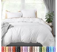 Utopia Bedding Juego de Funda de edredón tamaño California King, 1 Funda de edredón con 2 Fundas de Almohada, Funda de edredón de 3 Piezas con Cierre de Cremallera, Microfibra cepillada ultrasuave,