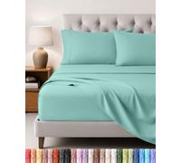 Utopia Bedding Juego de Sabanas 4 Piezas, 135x190cm, Azul SPA