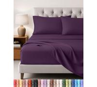 Utopia Bedding Juego de Sabanas 4 Piezas, 135x190cm, Púrpura