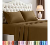 Utopia Bedding Juego de sábanas de 4 Piezas, Microfibra cepillada, Resistente al Encogimiento y a la decoloración, fácil Cuidado (Queen, Moca)