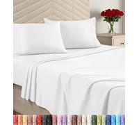 Utopia Bedding Juego de Sábanas Queen - Microfibra Cepillada, Suaves y de Lujo - Incluye Sábana Bajera, Sábana Encimera y 2 Fundas de Almohada