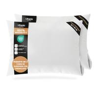 Utopia Bedding Protector de Almohada Impermeable 40x145 cm (Juego de 2) con Cremallera, Funda Almohada Certificado Oeko-Tex