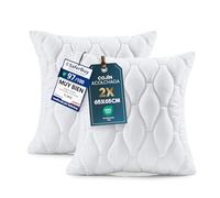 Utopia Bedding Relleno Acolchada Cojines Sofa 65x65 cm 2Pack de para Blanco