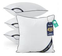 Utopia Bedding Relleno cojín Cojínes para Cama, Cojines Decorativos para sofá (4, Blanco, Unidad de 4 | 40x40 cm)