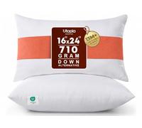 Utopia Bedding - Relleno de Cojines Decorativos para Interior, para Cama y sofá, Paquete de 2, Color Blanco, 40,6 x 61 cm