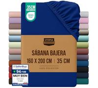 Utopia Bedding Sabana Bajera 160x200 - Azul Real