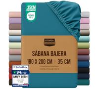 Utopia Bedding Sabana Bajera 180x200 - Denim Azul