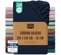 Utopia Bedding Sabana Bajera 200x200 - Azul Marino
