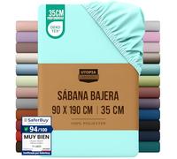 Utopia Bedding Sabana Bajera 90x190 - Azul SPA