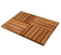 Utoplike Madera de Teca Alfombrilla de Baño para el Cuarto de Baño