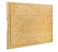 Utoplike Tabla de Cortar de Bambú XXL con Ranura para Jugo(76.2 x 50.7 cm) | Bloque de Carnicero, Tabla de Cortar de Madera Extra Grande para Pavo, Carne, Verduras, Barbacoa