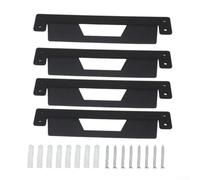 UTTASU 2 o 4 soportes de fijación de metal para ToughBuilt para stacktech, soporte para cajas de herramientas en pared o banco de trabajo, robusto kit de montaje para organización (4 unidades)