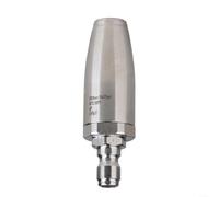 UTTASU Boquilla turbo de 35 mm, punta de lavado a presión, acero inoxidable 304 giratorio 360 grados 3625 PSI para limpieza de automóviles, entradas y paredes con 5 boquillas de color (A)
