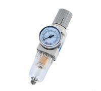 UTTASU Filtro de aire comprimido con reductor de presión para AW2000-02 AW3000-02 AW4000-04, regulador de filtro neumático con soporte de metal, tratamiento de aire preciso para industrias (AW3000-02)