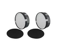 UTTASU Juego de 2 filtros de repuesto para levoit LV-H132 y LV-H132-RF, filtro HEPA con carbón activo, plástico, para purificador de aire, duradero