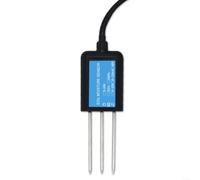 UTTASU Sensor de humedad del suelo con medición de conductividad para agricultura precisa, detector de temperatura y humedad con 4-20 mA 0-5 V 0-10 V salida, IP68 resistente al agua (F)