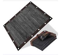 UV Resint 85% negro e Cloth - Red de protección solar con ojales para jardín, patio y graneros - Múltiples tamaños: 2 x 4 m, 3 x 8 m, 4 x 6 m, 6 x 10 m, 8 x 8 m
