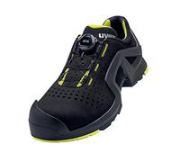 Uvex 1 X-Tended Support BOA - Zapatillas de trabajo para hombre y mujer, ligeras y antideslizantes, color Negro, talla 42 EU