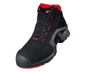 Uvex 1 X-tended Support Bota de Seguridad S3 SRC | Zapato Profesional de Trabajo | Punta Antiaplastamiento de Composite | Negro
