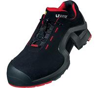 Uvex Zapato de seguridad 1 X‑tended S3 SRC - Punta antiaplastamiento composite - Negro/Rojo 39