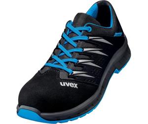 Uvex 2 Trend S1 P SRC - Zapatos de seguridad con puntera de acero y prevención de la penetración, transpirables, azul, 43 EU