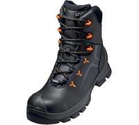 Uvex 2 Vibram Modell 65303 S3 Ci HI HRO SRC Winterschnürstiefel, Schwarz/Orange, PU/Gummi, Weite 12, 47 Grösse