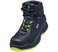 Uvex 3 S3 SRC ESD Botas de trabajo de piel - Botas de trabajo impermeables con cordones - Talla 45