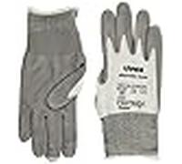Uvex 6005009 guante de seguridad gris, blanco elastano, poliamida 1 pi