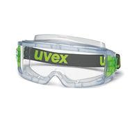 Uvex 9301714 Gafas de visión completa Ultravision - Supravision Excellence - Transparente/Verde-Transparente (Paquete de 2)