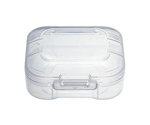 Uvex Caja para tapones auditivos, transparente, sin tapón, 50 unidades