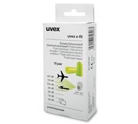 Uvex Tapones de oído desechables x-fit SNR 37 dB, 15 pares