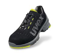 Uvex 1 Halbzapatos S1 85438 Negro, Amarillo (85438) 45 (Weite 11)