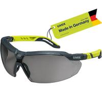 Uvex i-5 - Gafas de seguridad para trabajo y laboratorio, tintadas, antracita y limón