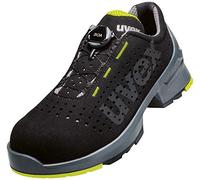 UVEX Low Shoe 65658 Boa S1 Size 49 PU W11, Zapatos de Seguridad y contra Incendios Unisex Adulto, Cal Negro, EU