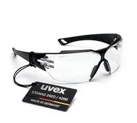 Uvex Pheos cx2 - Gafas de tiro tácticas, antivaho y resistente a los arañazos, marco de sellado suave contra partículas, cristal incoloro, cómodas, STANAG 2920/4296