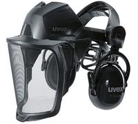 Uvex Pheos Faceguard - Visera de Rejilla (protección Facial y auditiva), Flexible