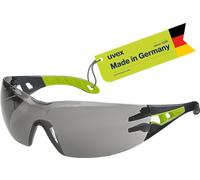 Uvex pheos, gafas de seguridad con tecnología supravision excellence, sin metal/sin vaho/resistente a arañazos, unisex, talla única, tintadas/negro-verde