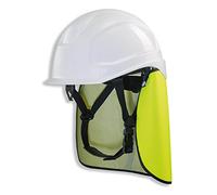 UVEX Pheos S-KR IES - Casco de protección Laboral con protección para la Nuca - Set con promoción BG BAU - EN 397, Color: Blanco