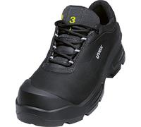Uvex S3L FO CI SC SR - Zapatos de seguridad para aplicaciones pesadas (3 unidades, impermeables, ancho 11), Negro , 43 EU