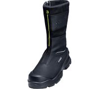 Uvex 3 botas de invierno con cremallera S3L FO CI SC SR Zapatos de seguridad Botas de seguridad Impermeables Ancho 11, Negro , 45 EU