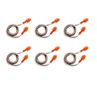 uvex Tapones para los oídos Whisper 2111201 Naranja SNR 23 dB reutilizables con cordón 50 unidades