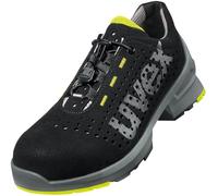 Uvex Zapatos de Seguridad 1 para Hombres - Zapatillas de Trabajo S1 SRC ESD - Negro Verde - Tamaño: 35