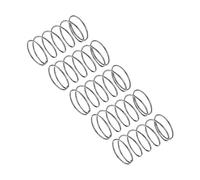 uxcell Muelle de compresión, 5 piezas de acero inoxidable 304, diámetro exterior de 20 mm, tamaño de alambre de 1,2 mm, longitud libre de 50 mm, tono plateado